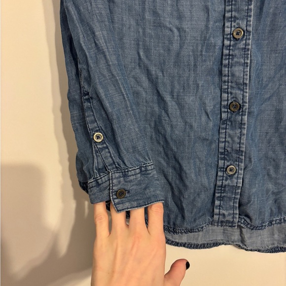 Banana Republic Blue Denim Shirt - Picture 2 of 6